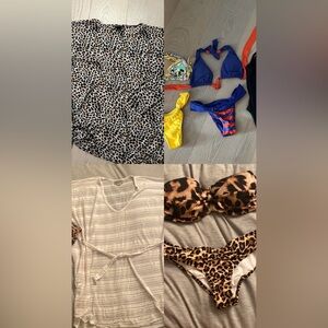 7 bikinis + 2 cover ups  - swim bundle